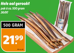  500 gerookt pak ca. kilo 