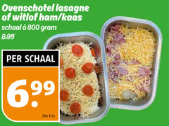  groenteovenschotel ovenschotel lasagne witlof ham kaas schaal kilo 