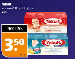  yakult drinkyoghurt 8 65 350 pak ml liter original bacterien les balance verhoogt darmflora 