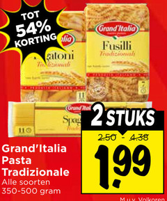  alia fusilli atom tradizionale pasta grand soorten 2stuks 1 99 volkoren 