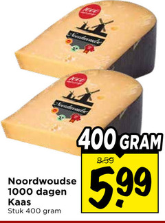  400 1000 5.99 noordwoudse dagen kaas stuk 