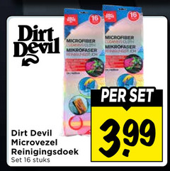  16 devil microfiber cloth microvezel reinigingsdoek stuks 3.99 