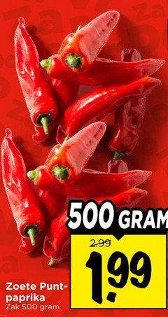  paprika 500 zoete zak 