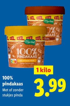  pindakaas 1 100 xl xxl xx stukjes pinda kilo 3.99 