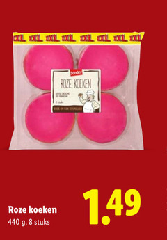 koeken 8 xx tx sondey roze dek stuks 