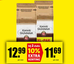  kanis en gunnink koffiebonen 2 10 medium roast xl pak stuks stuk 