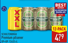  schultenbrau blikjes bier 12 traditioneel recept best getest dagblad premium pilsener pack 