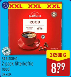  barissimo koffie 2 500 xxl coffee experts rood full aromatic intensity quality nature pack filterkoffie 2x ge 