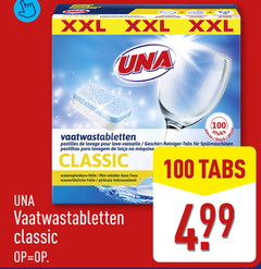  una vaatwasmiddel 100 r xxl vaatwastabletten stuks pastilles pour lave vaisselle reiniger tabs classic wateroplosbare folie film 