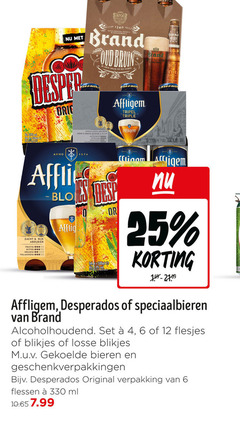  affligem desperados brand speciaalbieren 4 6 12 25 330 wylre oud bruin tripel triple ruk biere intense riche anno zacht rijk abdijbier fruitig 00 bitter kruidig volmondig 9 blikjes bieren geschenkverpakkingen original flessen ml 