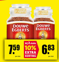  douwe egberts oploskoffie 2 10 stuks stuk 