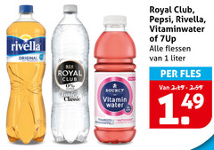  1 sourcy suiker tonic classic vitamin water antioxida framboos vitamine b royal club pepsi rivella vitaminwater flessen liter fles original 
