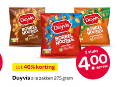  duyvis borrelnootjes 2 46 borrel nootjes cocktail zakken provencale stuks 