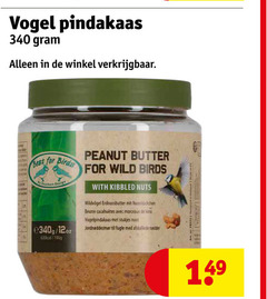  vogelpindakaas vogel pindakaas best for birds peanut butter wild 100g with nuts beurre avec morceaux stukjes til med 