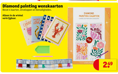  wenskaarten 4 diamond painting kaarten enveloppen benodigheden peinture 4x 10 8 cm 