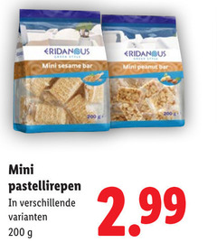  200 eridanous us mini sesame bar peanut 