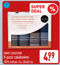  8 100 super deal mouchoirs pour pommes zakdoeken heren katoen home creation ca. cm pack 