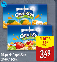  10 capri sun kunstmatige smaak kleurstoffen conserveermiddelen orange vitamines conserveermiddel pack elders 