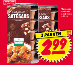  2 5 10 30 80 vernieuw kant satesaus origineel verstegen pak bakjes ml sec spices pakken 
