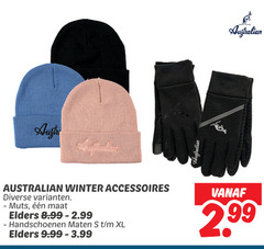  australian winter accessoires muts maat elders handschoenen maten xl 