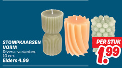  10 stompkaarsen vorm cm elders stuk 1 99 