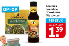 conimex sajoer boontjes boemboe zoet kruidige wok woksaus teriyaki soorten stuk 