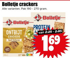  100 bolletje crackers pak ontbijt volkoren spelt protein 