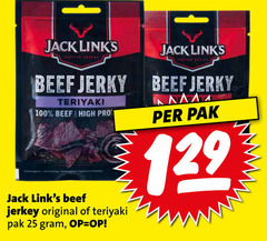  25 100 jack teriyaki beef high original pak 