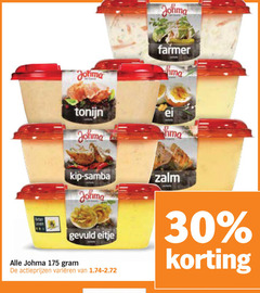  30 johma farmer tonijn ei kip samba zalm gevuld eitje varieeren 