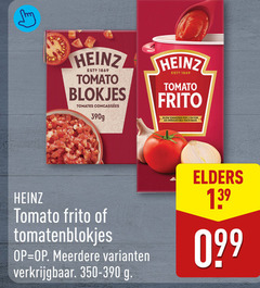 heinz tomato blokjes tomates 390g frito for base tomatenblokjes meerdere elders 
