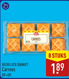  8 xxl banket carrees stuks heerlijck 