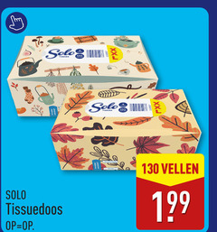  4 solo tissuedoos tissues vellen 