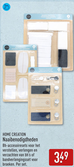  home creation bh accessoireset assortiment banden naaibenodigdheden verstellen verlengen verzachten broeken 