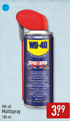  40 180 smart straw wd sprays multispray ml wide narrow reinigt les chasse nettoie stopt piepen kraken verdrijft vocht beschermt vast delen weer gangbaar sans silicone siliconenvrij 