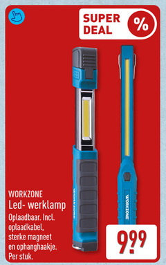 klik op dit plaatje voor een vergroting en voor vergelijkbare aanbiedingen gerelateerd aan
super deal workzone led werklamp oplaadbaar oplaadkabel magneet ophanghaakje stuk super deal workzone led werklamp oplaadbaar oplaadkabel magneet ophanghaakje stuk