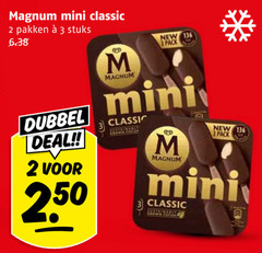  2 3 magnum mini classic pakken stuks dubbel deal new pack moto crown 