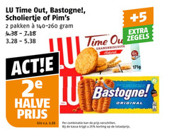  2 25 lu time out bastogne scholiertje pakken 5 zegels granenbiscuits naturel 6x 2e halve kilo v.a. combinatie original kassa 