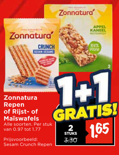 klik op dit plaatje voor een vergroting en voor vergelijkbare aanbiedingen gerelateerd aan
zonnatura mueslirepen 1 2 100 appel kaneel crunch sesame repen rijst soorten stuk sesam stuks 65 zonnatura mueslirepen 1 2 100 appel kaneel crunch sesame repen rijst soorten stuk sesam stuks 65