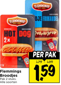 klik op dit plaatje voor een vergroting en voor vergelijkbare aanbiedingen gerelateerd aan
2 1901 flemmings this frikandel hot dog 2x broodjes pak stuks soorten 2 1901 flemmings this frikandel hot dog 2x broodjes pak stuks soorten