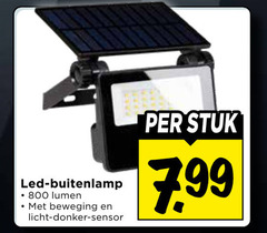  led buitenlamp lumen licht donker sensor stuk 
