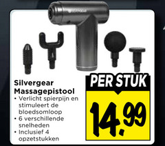  4 6 silvergear verlicht spierpijn stimuleert bloedsomloop snelheden opzetstukken stuk 