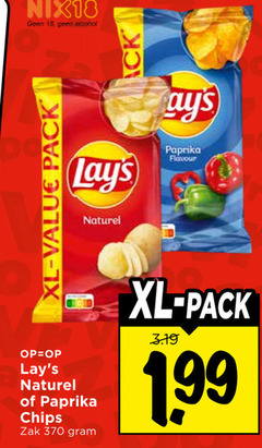 klik op dit plaatje voor een vergroting en voor vergelijkbare aanbiedingen gerelateerd aan
lays chips 18 nix18 alcohol xl pack naturel paprika flavour zak lays chips 18 nix18 alcohol xl pack naturel paprika flavour zak
