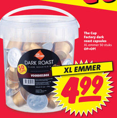  the cup factory koffiecups 9 50 dark roast capsules xl emmer stuks cups roasted inhoud 