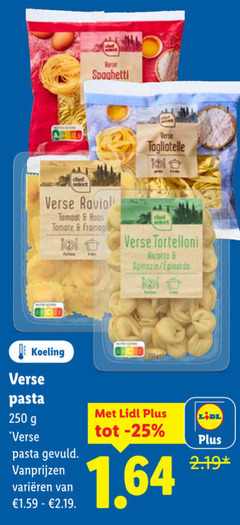  1 6 250 verse spaghetti chef tagliatelle tomaat hoos tomaten fromage pan select tortelloni ricotta spinazie epinards koeling pasta gevuld varieeren 64 