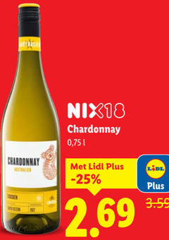 klik op dit plaatje voor een vergroting en voor vergelijkbare aanbiedingen gerelateerd aan
witte wijn nix18 chardonnay australien witte wijn nix18 chardonnay australien