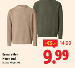  esmara men heren trui maten xxl 