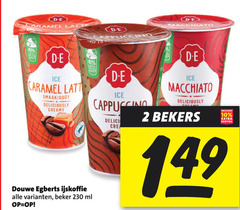  douwe egberts ijskoffie 2 10 40 latte less ice caramel creamy cappuccino beker ml macchiato bekers 