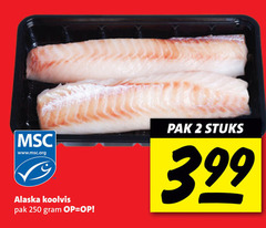 2 250 www.msc.org alaska koolvis pak stuks 
