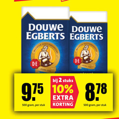  douwe egberts koffie 2 10 500 stuks stuk 