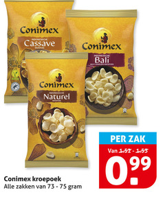 klik op dit plaatje voor een vergroting en voor vergelijkbare aanbiedingen gerelateerd aan
conimex indonesische cassave kroepoek naturel bali mild gekruide zakken zak conimex indonesische cassave kroepoek naturel bali mild gekruide zakken zak